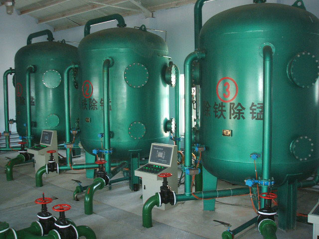 邢台钢铁厂过滤器滤料装置现场