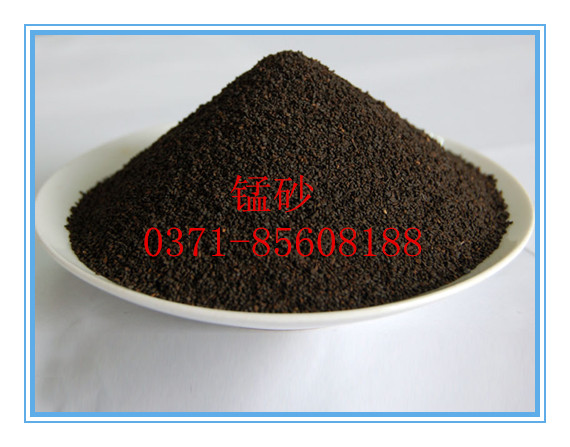 锰砂产物中含有 MnO2,它是 Fe2+ 氧化成 Fe3+ 的杰出催化剂